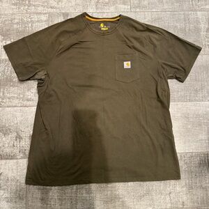 Carhartt Force Relaxed Fit Olive Green Shirt